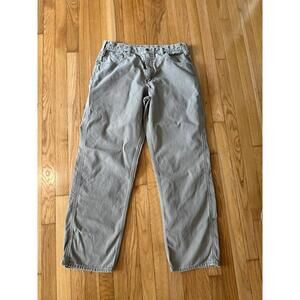 Carhartt Men’s Canvas Work Pants Size 34/31
